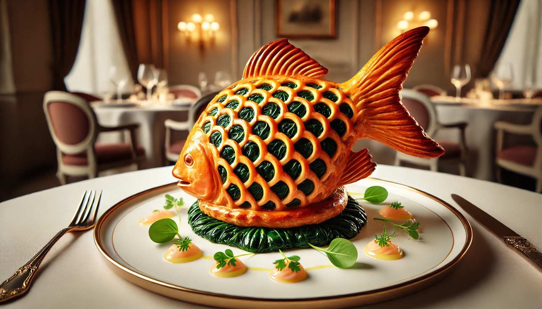 Une tarte salée en forme de poisson, parfaite pour célébrer le 1ᵉʳ avril avec humour et gourmandise ! © Agnès Bugin, tous droits réservés